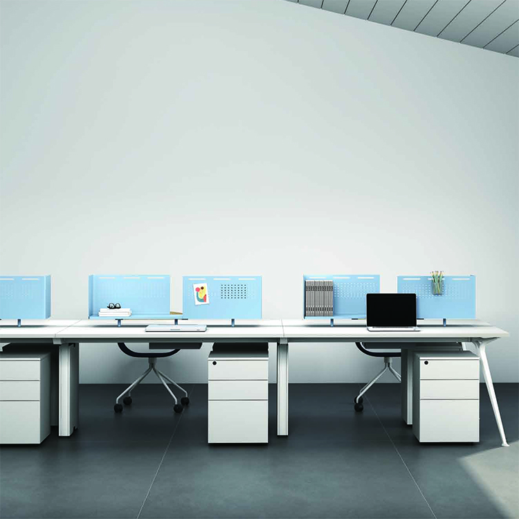 Mobilier de bureau Bureau administratif Bureau de bureau moderne minimaliste Combinaison de bureau et de chaise