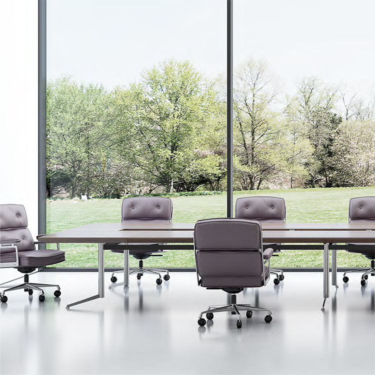 Table de négociation de meubles de bureau de table de conférence minimaliste moderne