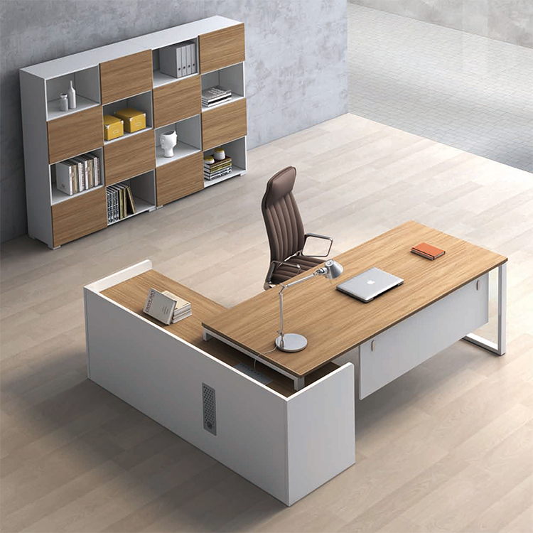 Siège de personnel d'écran moderne minimaliste de bureau de personnel de bureau avec le bureau d'ordinateur de Cabinet