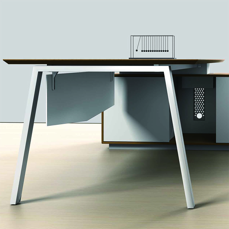 Siège de personnel d'écran moderne minimaliste de bureau de personnel de bureau avec le bureau d'ordinateur de Cabinet