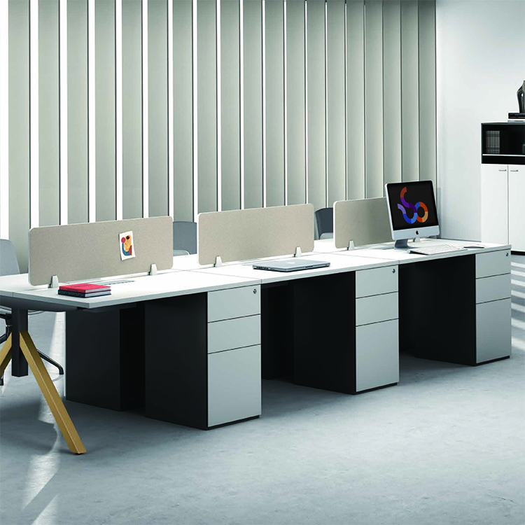 Bureau du personnel Mobilier de bureau moderne minimaliste Bureau d'ordinateur