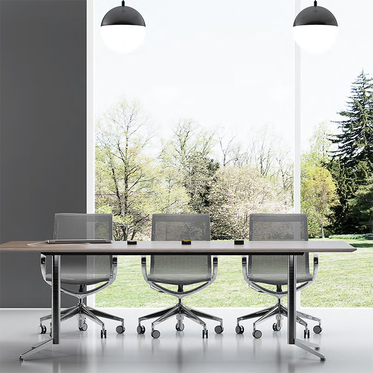Table de négociation de meubles de bureau de table de conférence minimaliste moderne